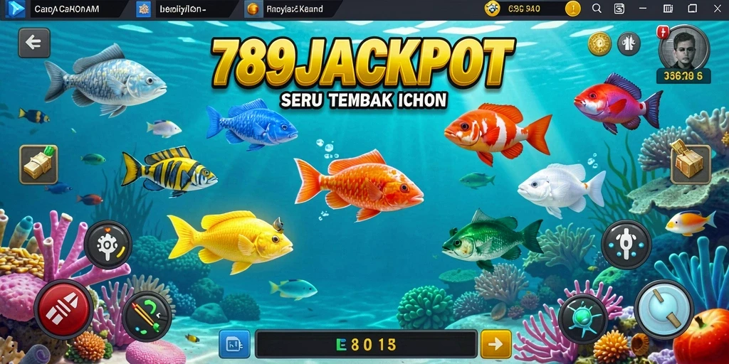 Screenshot permainan Tembak Ikan 789JACKPOT yang menarik.
