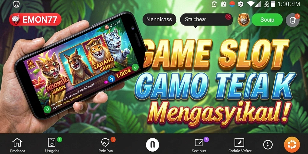 Tampilan menarik dari gameplay Slot EMON77 yang mengasyikkan.