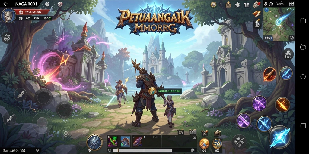 Gameplay NAGA1001 memperlihatkan pertempuran seru di dunia fantasi.