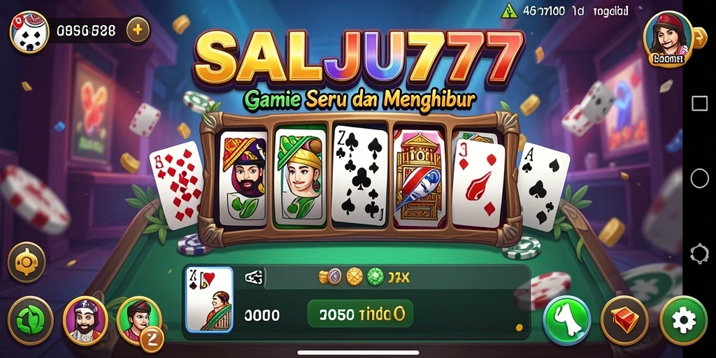 Tampilan gameplay SALJU777 yang menarik dan mendebarkan.